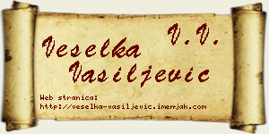 Veselka Vasiljević vizit kartica